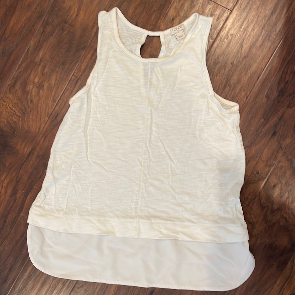J.Crew sleeveless blouse